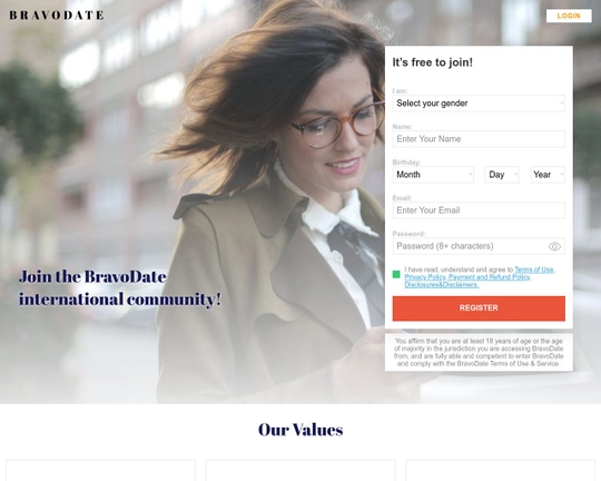 Bravo Date Logo